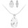 Montres & Bijoux Femme Colliers / Sautoirs Sc Crystal BS003-SN016-CRYS Argenté
