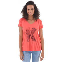 Vêtements Femme T-shirts manches courtes Kaporal T-Shirt Femme Hella Rose Cayenne Rose
