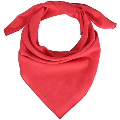Accessoires textile Femme Echarpes / Etoles / Foulards Allée Du Foulard Bandana coton uni Rouge
