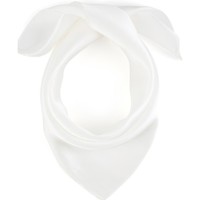 Accessoires textile Femme Echarpes / Etoles / Foulards Allée Du Foulard Carré de soie Piccolo uni Blanc