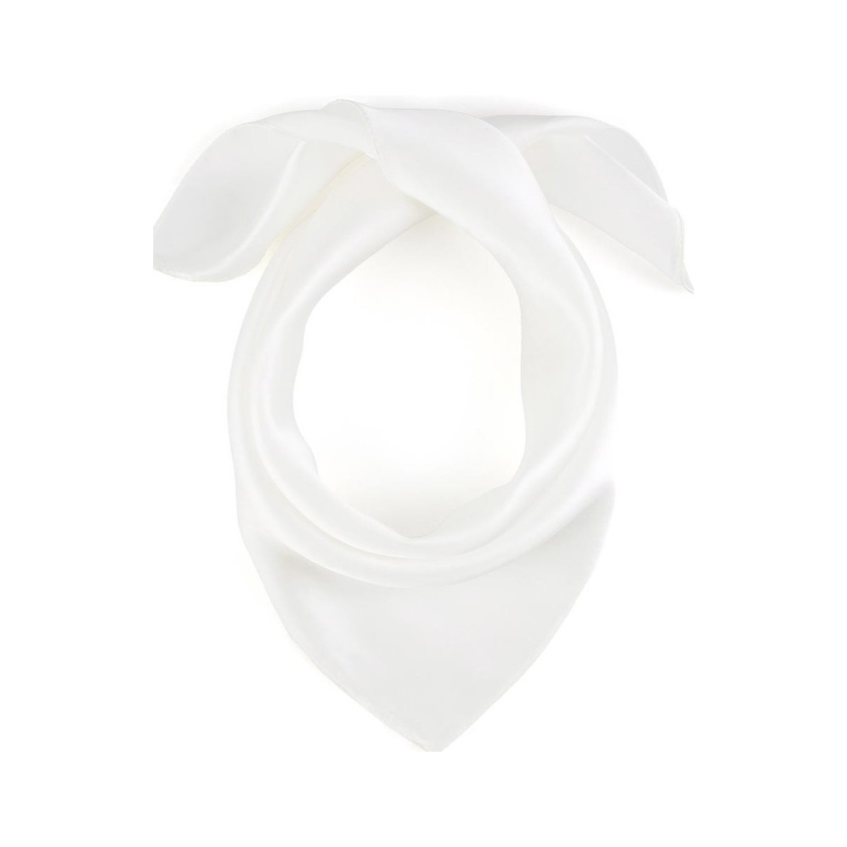 Calvin Klein Jea Echarpes / Etoles / Foulards Allée Du Foulard Carré de soie Piccolo uni Blanc