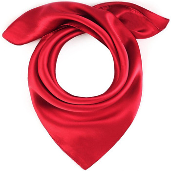 Accessoires textile Femme Echarpes / Etoles / Foulards Allée Du Foulard Carré de soie Piccolo uni Rouge