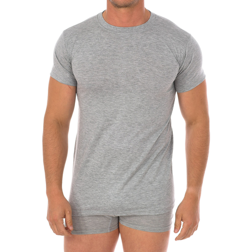 Vêtements Homme T-shirts manches courtes Kisses&Love 1003-GRIS-JASPE Gris