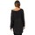 Vêtements Femme T-shirts manches longues Met 10DML0437-0999-S800 Noir