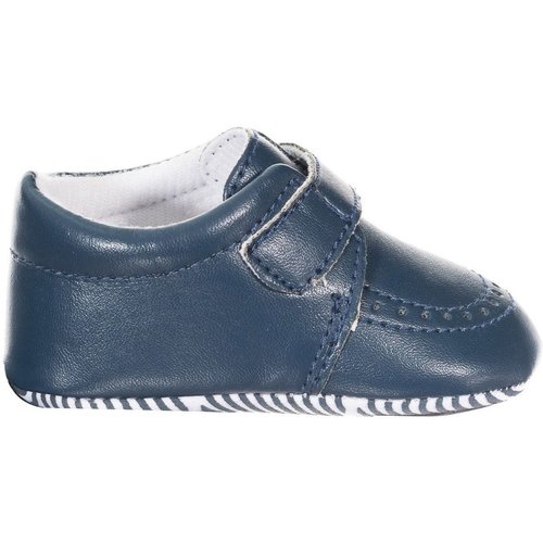 Chaussures Garçon Chaussons bébés Le Petit Garçon C-5-MARINO Bleu