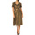 Vêtements Femme Robes courtes La Martina KWD007-R1000 Marron
