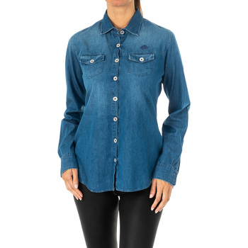 Vêtements Femme Chemises / Chemisiers La Martina Chemise à manches longues Bleu