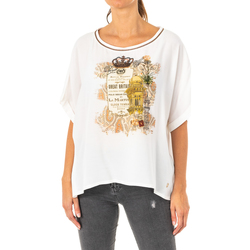 Vêtements Femme T-shirts manches courtes La Martina T-shirt à manches courtes Blanc