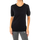 Vêtements Femme T-shirts Heavyweight longues La Martina LWS001-09999 Noir