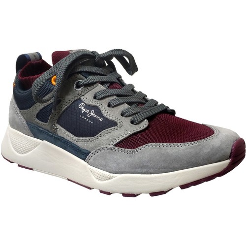 Chaussures Homme Baskets basses Pepe JEANS Tapered Orbital m-25 pro Rouge