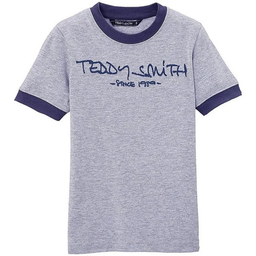 Vêtements Garçon T-shirts Wei manches courtes Teddy Smith 61002433D Gris