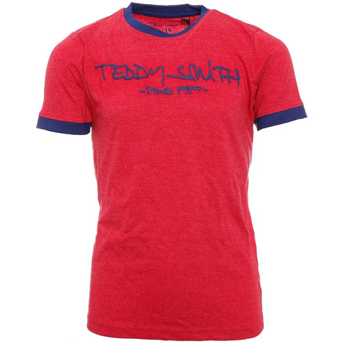 Vêtements Garçon Dot Print Regular Fit Shirt Teddy Smith 61002433D Rouge