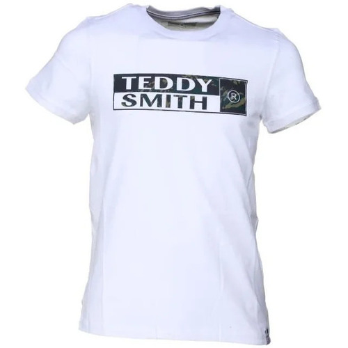 Vêtements Garçon Dot Print Regular Fit Shirt Teddy Smith 61006036D Blanc