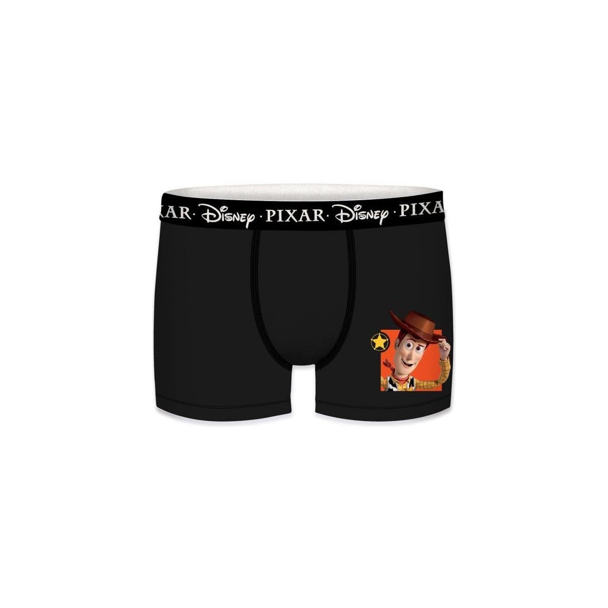 Sous-vêtements Garçon Boxers Disney Boxer Garçon Coton WOODY Noir TOY STORY Noir