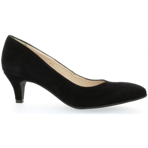 Chaussures Femme Mules / Sabots Escarpins cuir velours Noir