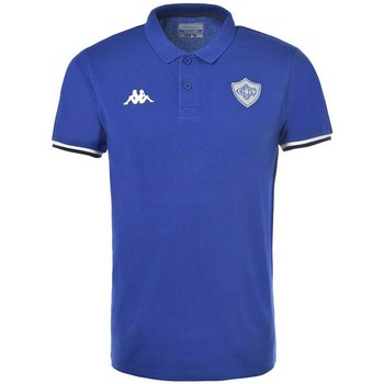 Vêtements T-shirts & Polos Kappa POLO RUGBY CASTRES OLYMPIQUE A Blanc