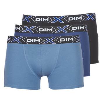 Sous-vêtements Homme Boxers DIM X-TEMP BOXER x3 Bleu / Marine / Noir