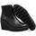 Chaussures Femme Bottines Gabor Bottines en velours à talon compensé Noir