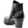 Chaussures Femme Bottines Gabor Bottine en cuir lisse à talon décroché bloc Noir