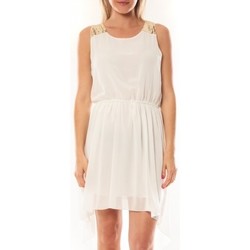Vêtements Femme Robes Tcqb Robe NF 702 Blanc Blanc