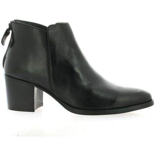 Chaussures Femme Boots woven Vidi Studio Boots woven cuir Noir