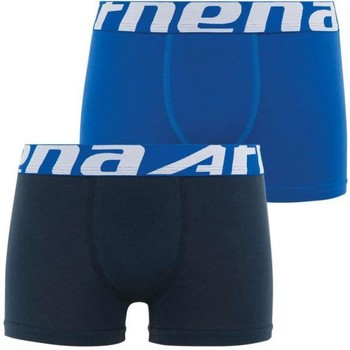 Sous-vêtements Garçon Boxers Athena Lot de 2 Boxers Garçon Coton DUOECO Marine Bleu Bleu
