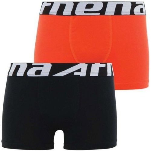 Sous-vêtements Garçon Boxers Athena 2 Boxers Garçon DUOECO Orange Noir