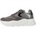 Chaussures Femme Baskets mode Voile Blanche M0NSTER Gris