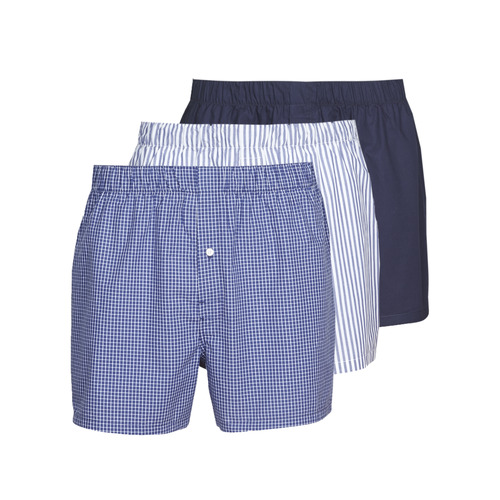 Sous-vêtements Homme Boxers Lacoste 7H3394-8X0 X3 Blanc / Bleu