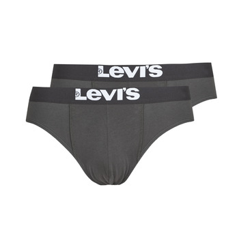 Sous-vêtements Homme Slips Levi's MEN SOLID BASIC PACK X2 Noir
