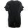 Vêtements Femme T-shirts manches courtes Vero Moda Weei SL Wide Top 10113882 Noir Noir