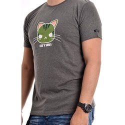 Vêtements Homme T-shirts manches courtes Ritchie T-shirt knock coton organique NAMANGA Gris foncé