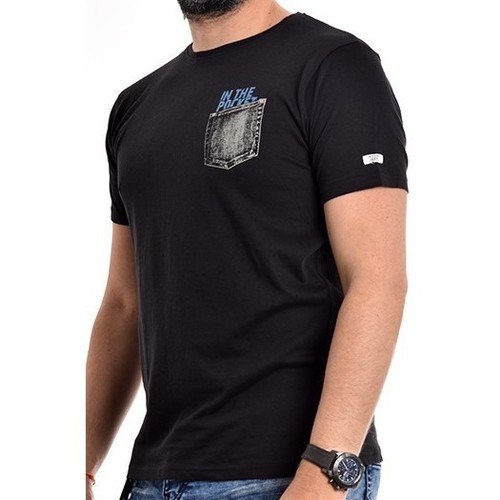 Vêtements LIU JO stripe-print shirt dress T-shirt coton organique NAMPTY Noir