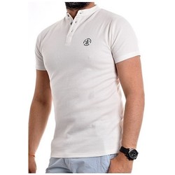 Vêtements Homme Polos manches courtes Ritchie T-shirt col tunisien NARCOS Ecru