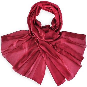 Accessoires textile Femme Echarpes / Etoles / Foulards Allée Du Foulard Etole soie unie Rouge