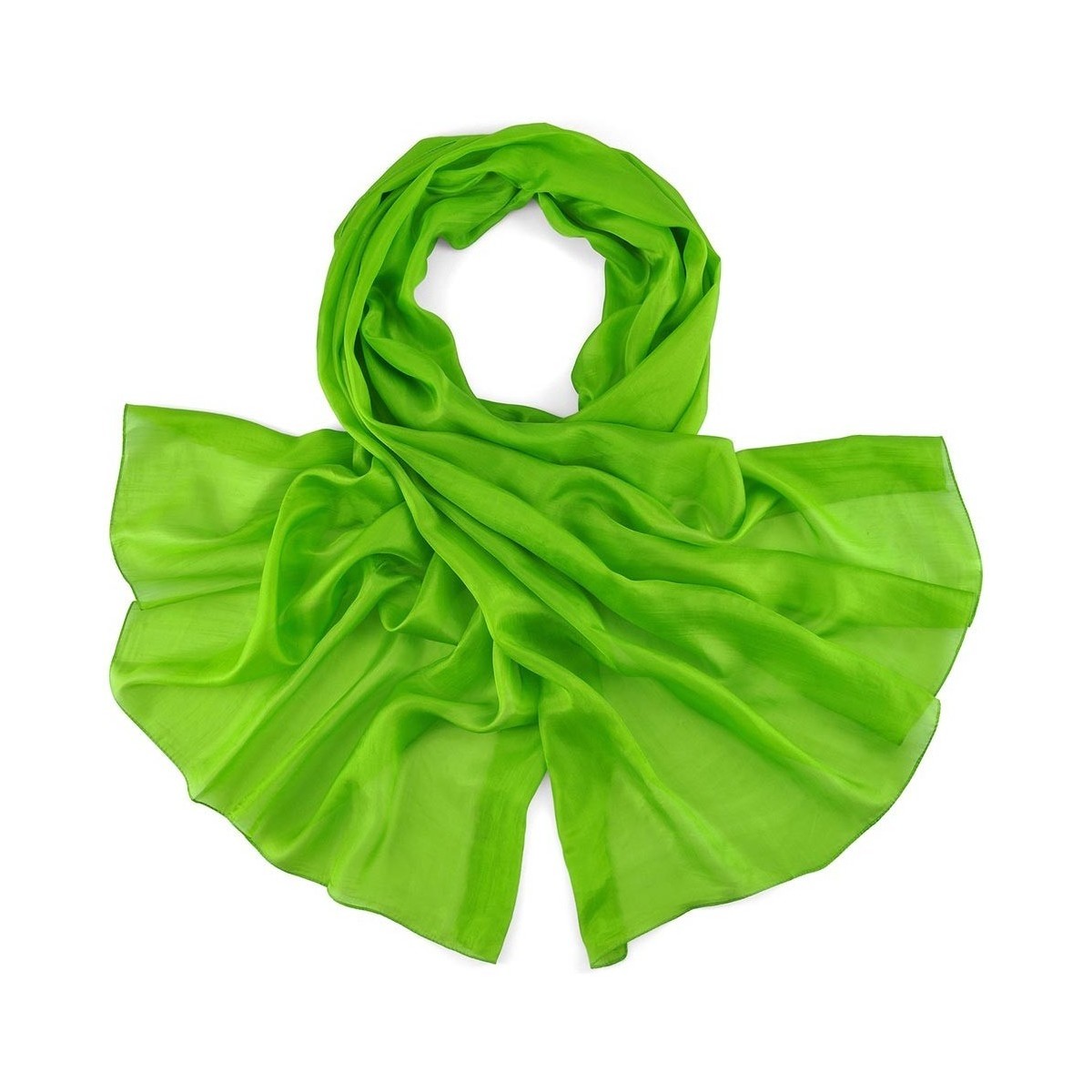 Accessoires textile Femme Référence produit JmksportShops Etole soie unie Vert