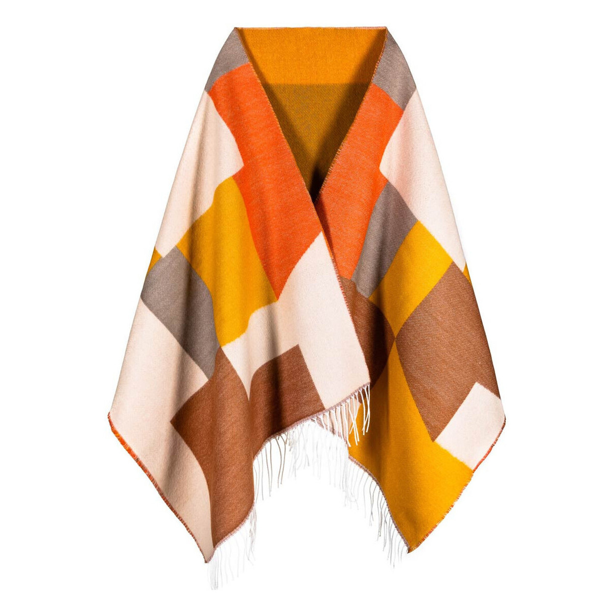 Accessoires textile Femme Echarpes / Etoles / Foulards Qualicoq Châle Wela Orange