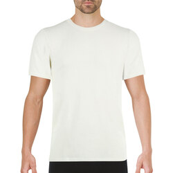 Vêtements T-shirt T-shirts manches courtes Eminence Tee shirt col rond manches courtes T-shirt Ligne Chaude Blanc