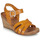 Chaussures Femme Sandales et Nu-pieds Kickers SOLYNA Camel