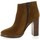 Chaussures Femme Boots Fremilu Boots cuir velours Marron