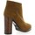 Chaussures Femme Boots Fremilu Boots cuir velours Marron