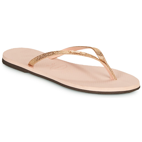 Chaussures Femme Tongs Havaianas YOU SHINE Rose