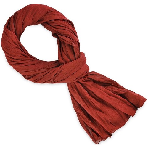 Allée Du Foulard Chèche coton uni Rouge - Accessoires textile echarpe 13,80  €