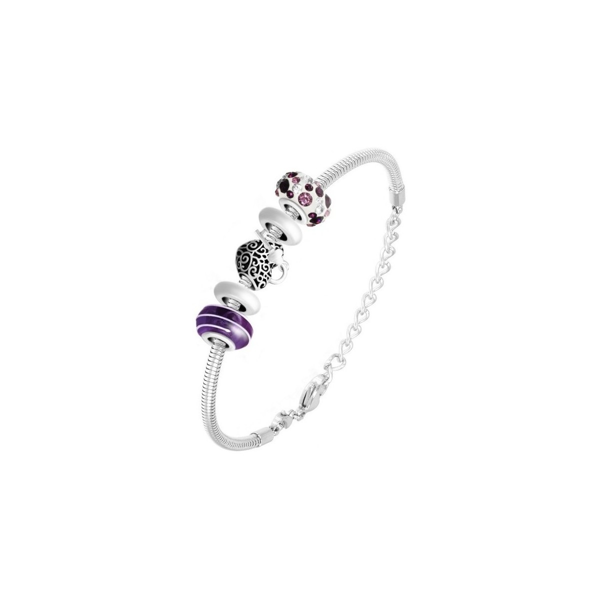 Montres & Bijoux Femme Bracelets Sc Crystal SB050-113-43-58-43-132 Violet