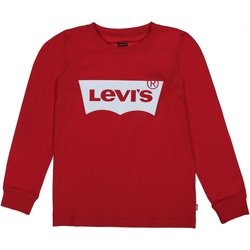 Vêtements Garçon T-shirts manches longues Levi's Tee Shirt Garçon logotypé Rouge