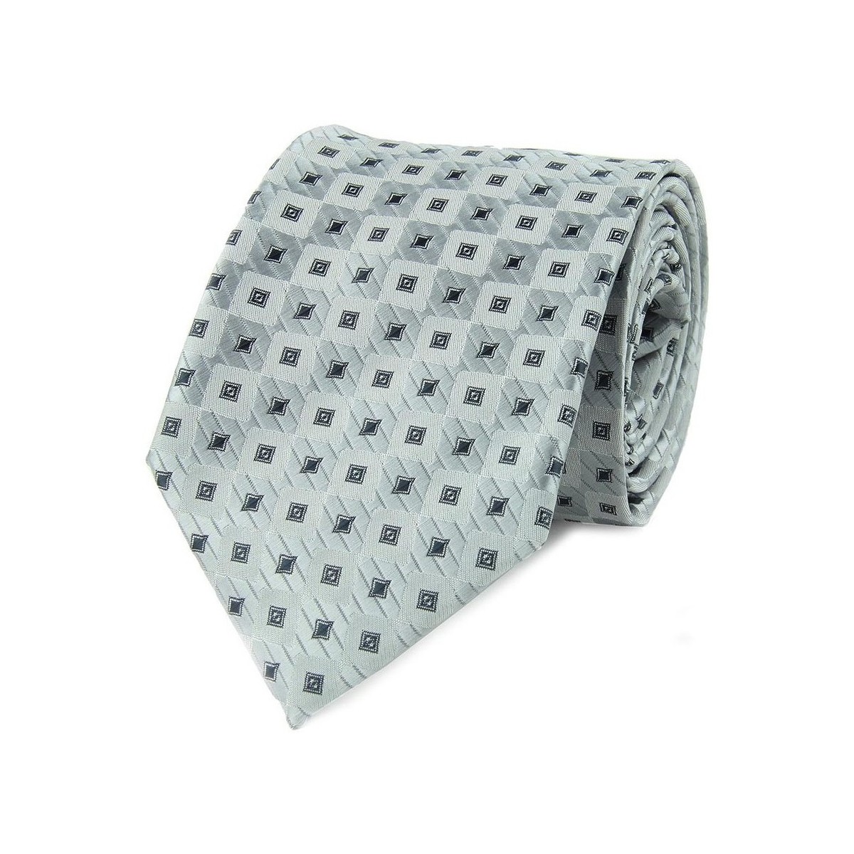 Vêtements Homme Cravates et accessoires Dandytouch Cravate damier Gris