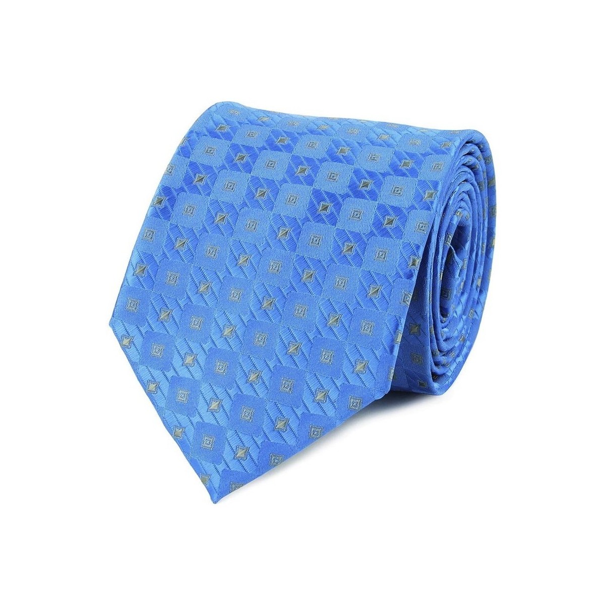 Vêtements Homme Cravates et accessoires Dandytouch Cravate damier Bleu