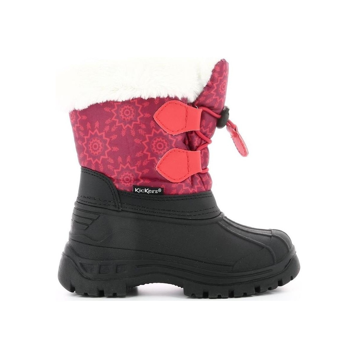 Chaussures Fille Bottes Kickers SEALSNOW Rose