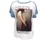 Vêtements Femme T-shirts manches courtes By La Vitrine Tee-shirt B005 Bleu/Blanc Bleu