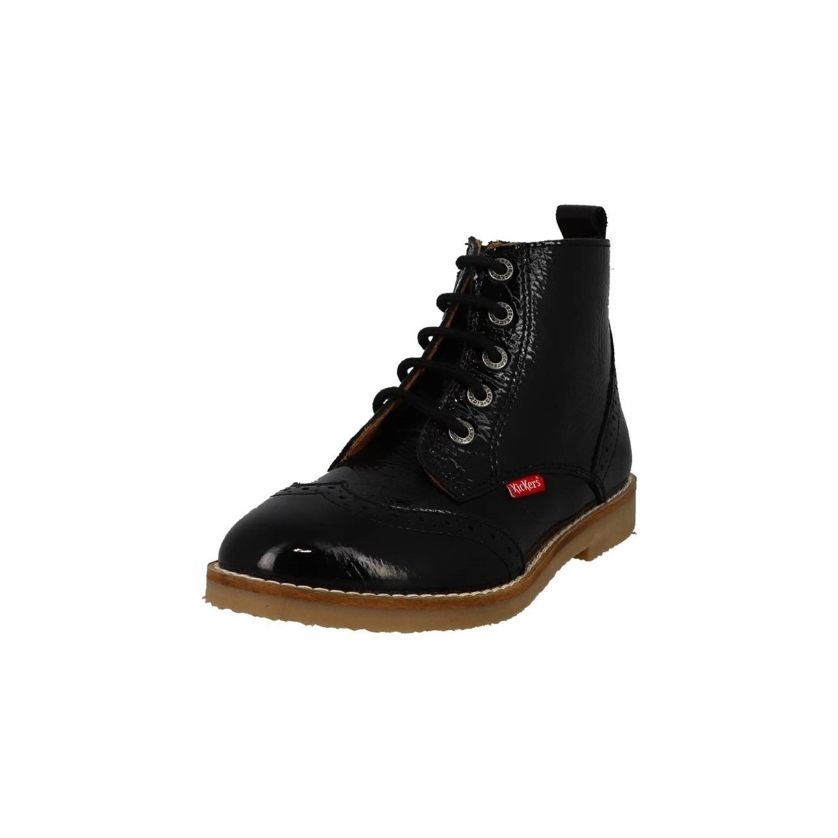 Chaussures Fille Bottines Kickers TYROL Noir